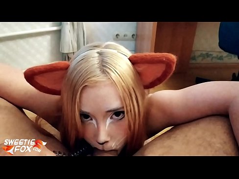 ❤️ Kitsune schluckt Schwanz und Sperma in ihrem Mund ☑ Quality sex bei uns ❌❤